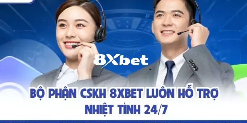 8XBET - Trang Chủ 8XBET.COM Chính Thức 2026 Khuyến Mãi +888K 10 Đội ngũ chuyên viên CSKH 24/7/365 được đào tạo bài bản, hỗ trợ tận tâm qua đa kênh